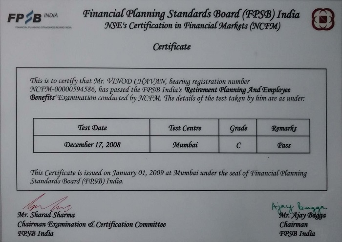 NSE's Certification in Financial Markets Dec 2008